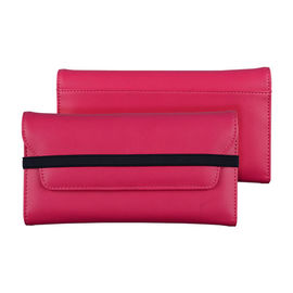 Pink Phone Case Covers 3 Fold Credit ID Card Holder Handbag Clutch