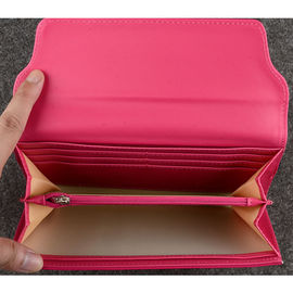 Pink Phone Case Covers 3 Fold Credit ID Card Holder Handbag Clutch