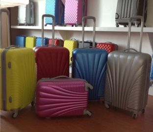 china supply 3 piece set ABS luggage stocklot travel bag, suitcase , trolley bag