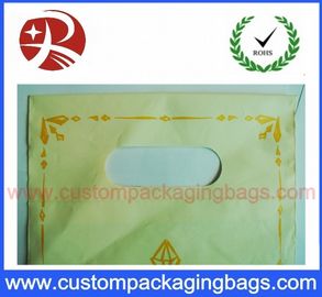 Custom Printed Die Cut Handle Plastic Bags Portable For Shopping