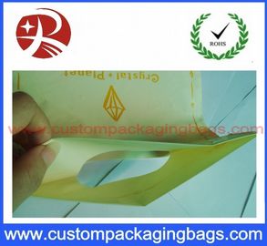 Custom Printed Die Cut Handle Plastic Bags Portable For Shopping