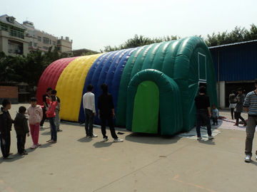 Durable Rainbow Tourist Inflatable Backyard Party Tent Oxford Cloth