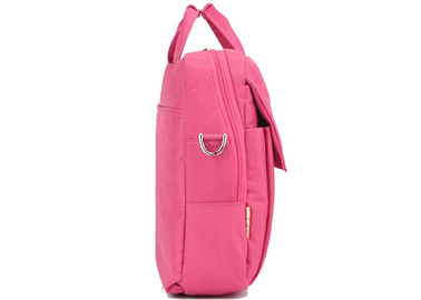 Pink 12’’ Nylon Shoulder Stylish Ladies Laptop Carry Bags Briefcase for Notebook iPad
